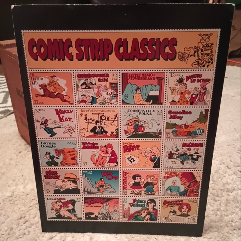 Vintage COMIC STRIP CLASSICS Promo-Poster USPS STORE 1996